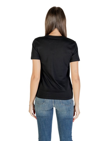 Only T-shirt femme noir coton