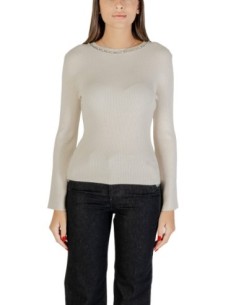 Only Pull femme beige strass
