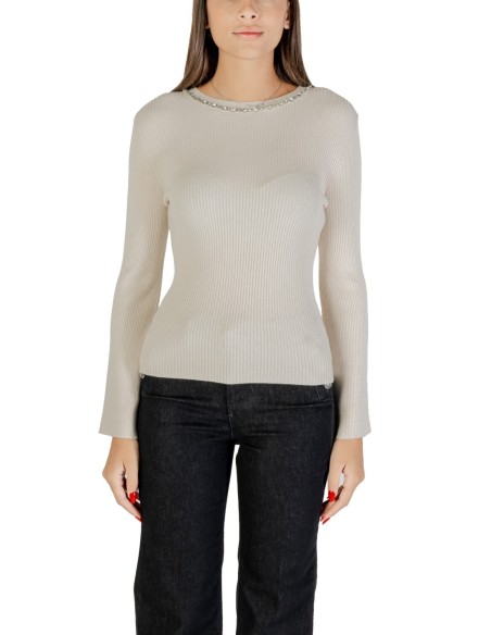 Only Pull femme beige strass