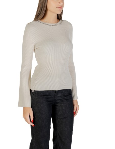 Only Pull femme beige strass