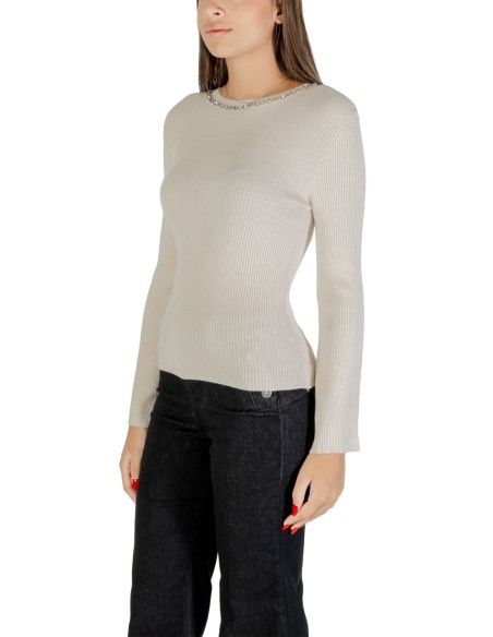 Only Pull femme beige strass