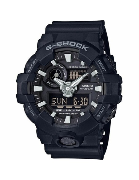 Montre Homme Casio G-Shock GA-700-1BER Noir (Ø 49 mm) (Ø 53 mm)