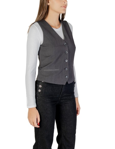 Only Gilet femme gris
