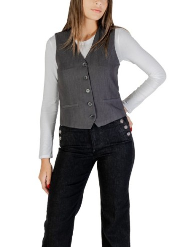 Only Gilet femme gris