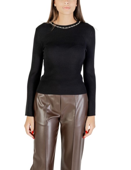Only Pull femme noir strass
