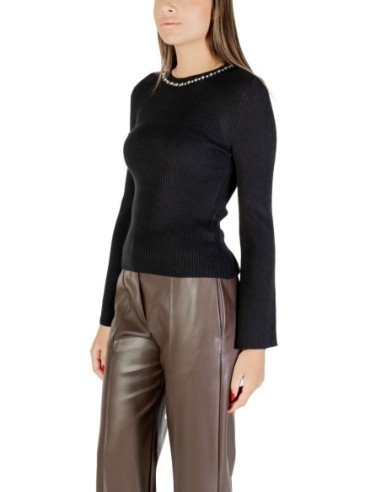 Only Pull femme noir strass