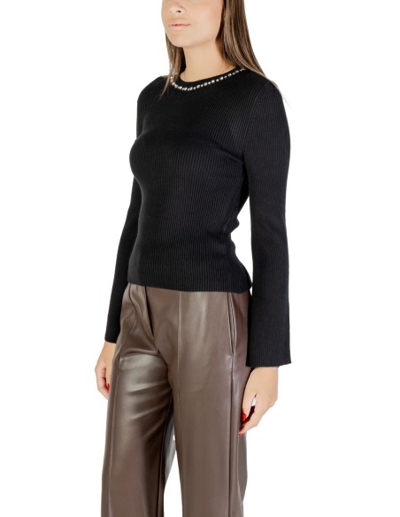 Only Pull femme noir strass
