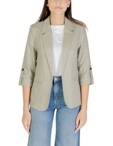 Only Veste femme verte lin