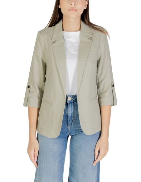 Only Veste femme verte lin