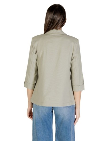 Only Veste femme verte lin