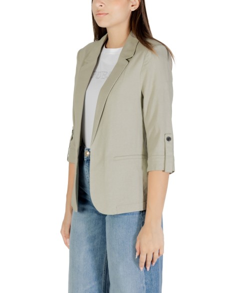 Only Veste femme verte lin