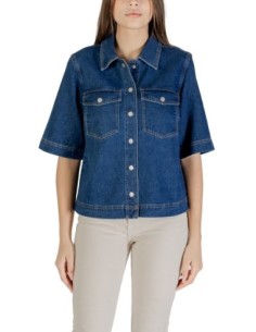 Only Chemise femme bleue