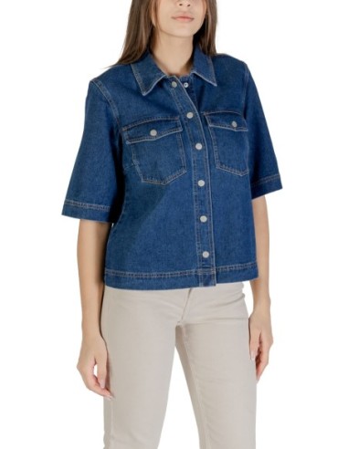 Only Chemise femme bleue