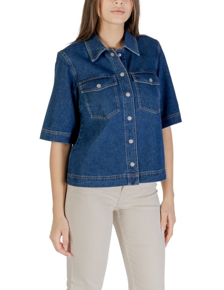 Only Chemise femme bleue