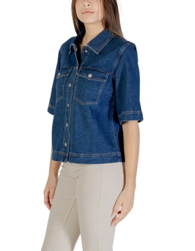 Only Chemise femme bleue