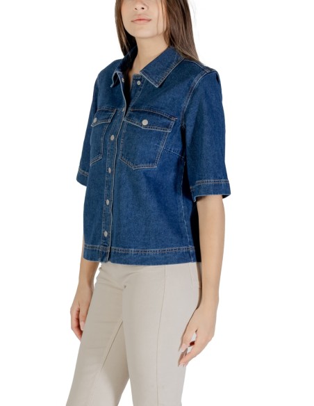 Only Chemise femme bleue