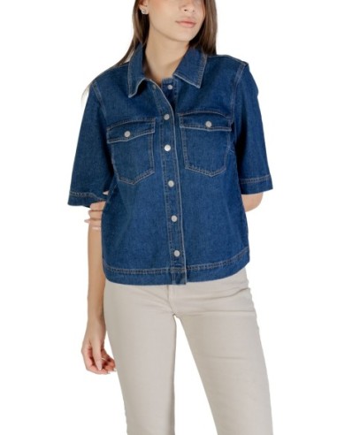 Only Chemise femme bleue