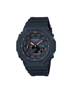 Montre Homme Casio G-Shock OAK - NEON ORANGE INDEX Noir (Ø 45 mm)