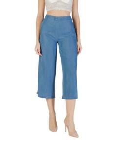 Only Pantalon femme bleu azur