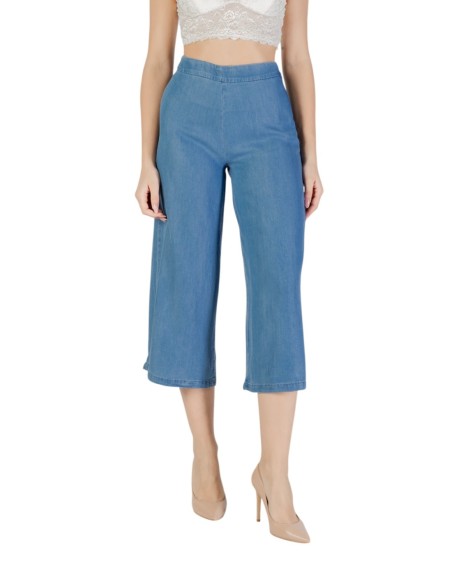Only Pantalon femme bleu azur
