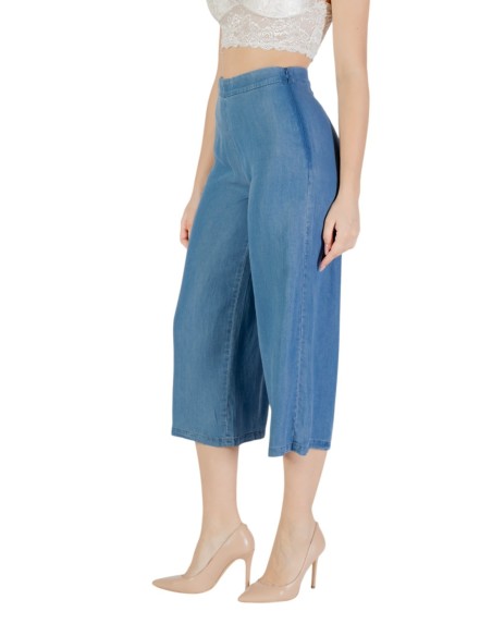 Only Pantalon femme bleu azur
