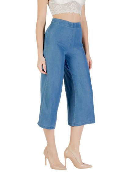 Only Pantalon femme bleu azur
