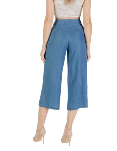 Only Pantalon femme bleu azur
