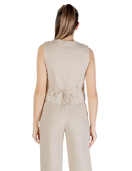 Only Gilet femme beige