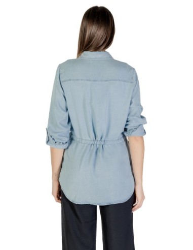 Only Chemise femme bleu azur