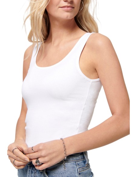 Only Débardeur femme blanc