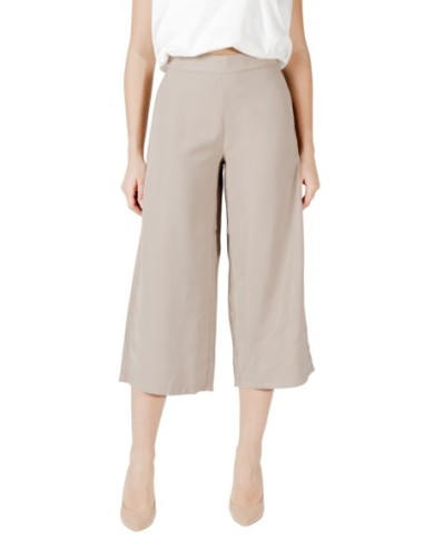 Only Pantalon femme beige chic