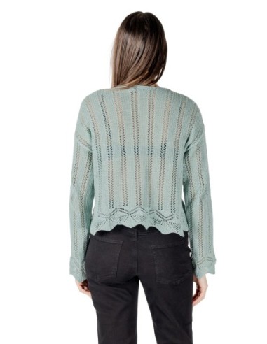 Only Pull femme vert coton bio