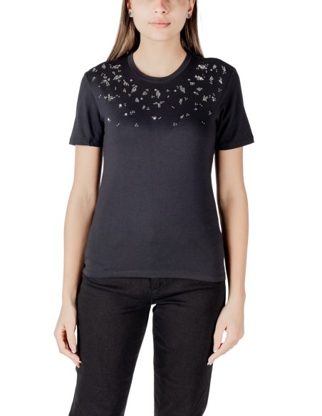 Only T-shirt femme noir modal
