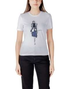 Only T-shirt femme blanc coton bio