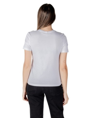 Only T-shirt femme blanc coton bio