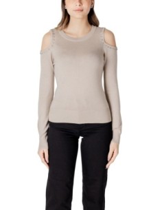 Only Pull femme beige viscose