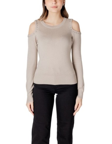 Only Pull femme beige viscose