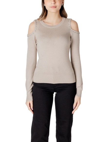 Only Pull femme beige viscose