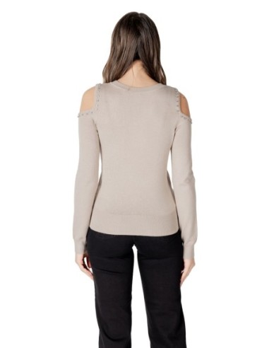 Only Pull femme beige viscose