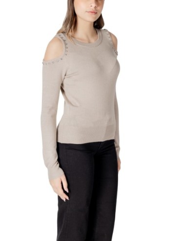 Only Pull femme beige viscose