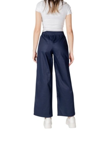 Only Pantalon femme bleu coton
