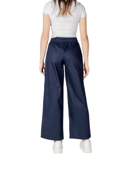 Only Pantalon femme bleu coton