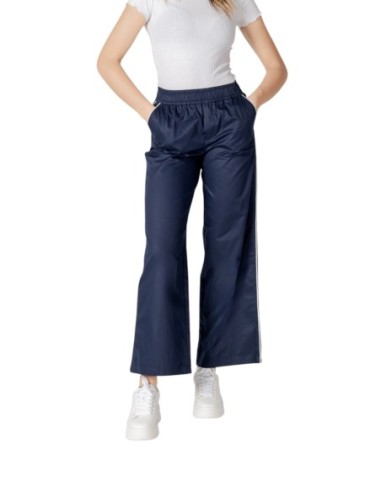 Only Pantalon femme bleu coton