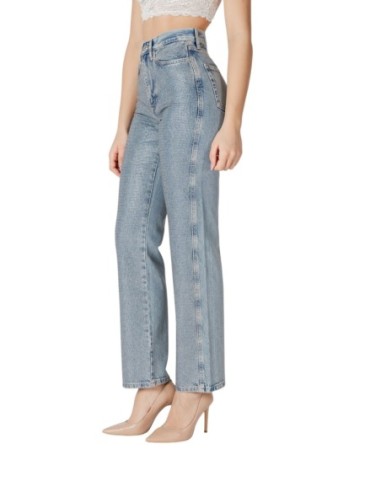 Only Jean femme bleu azur strass