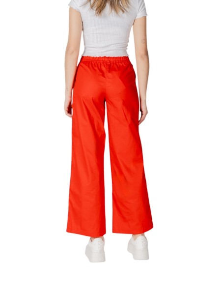 Only Pantalon femme rouge