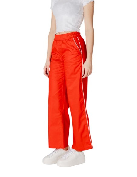 Only Pantalon femme rouge