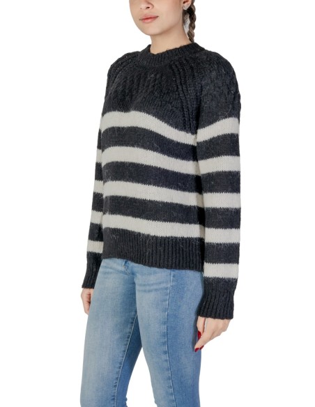 Only Pull femme noir rayé