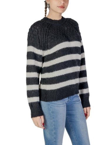 Only Pull femme noir rayé