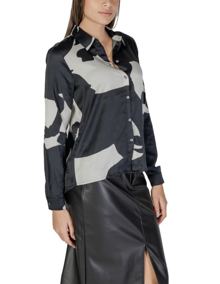 Only Chemise femme noire hiver