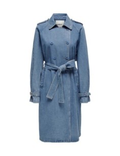 Only Manteau femme bleu azur